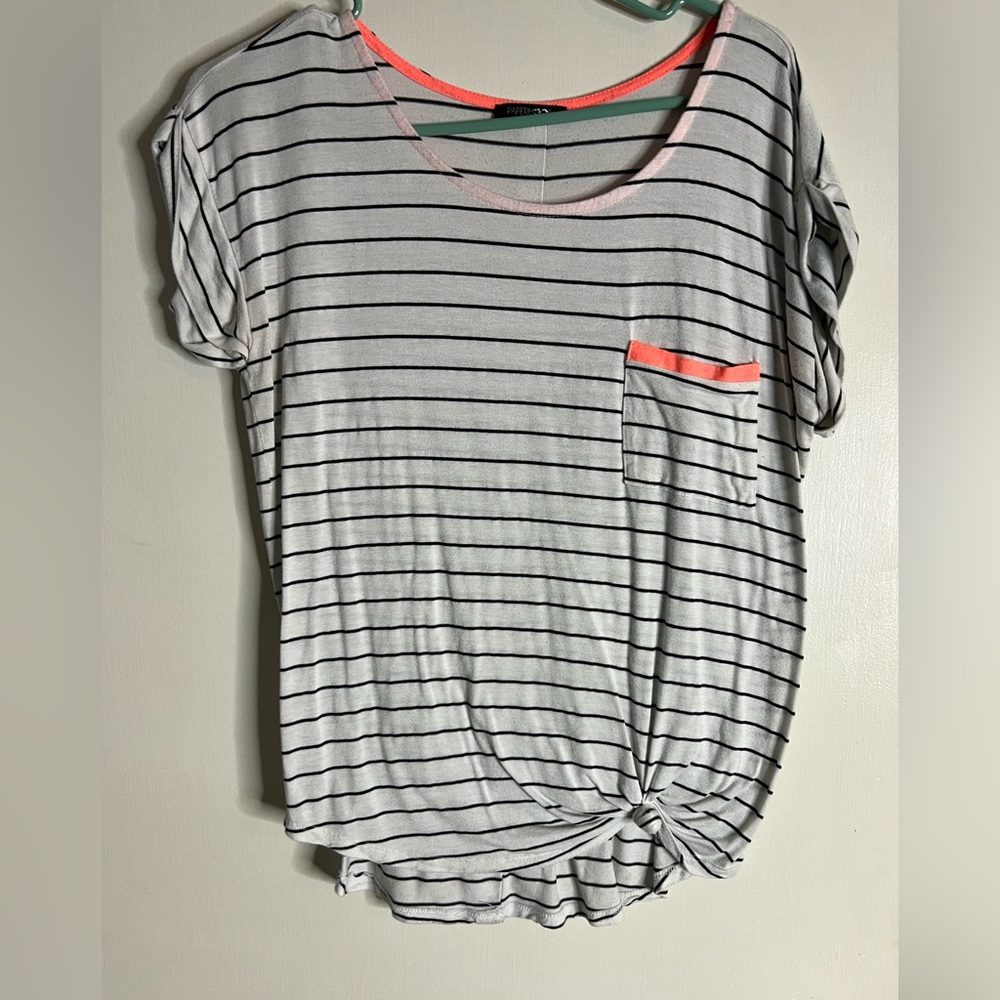 Paper moon striped Tee